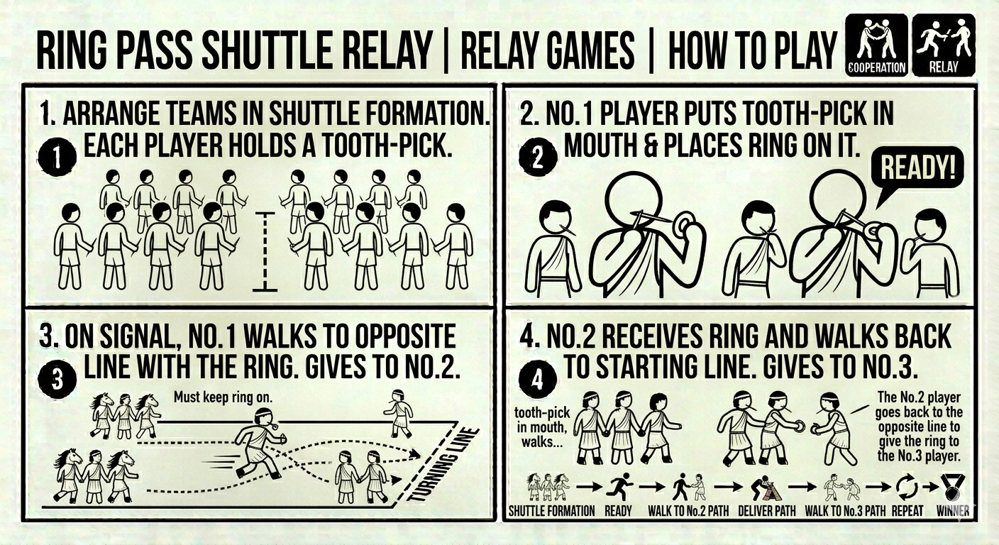 Ring Pass Shuttle Relay